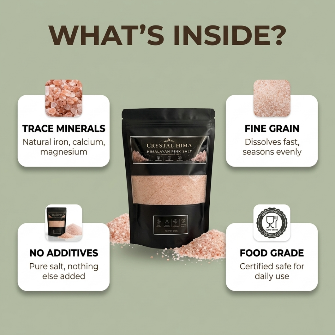 Crystal Hima Pure Himalayan Pink Salt