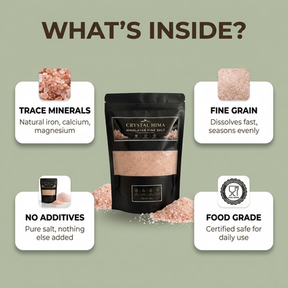 Crystal Hima Pure Himalayan Pink Salt